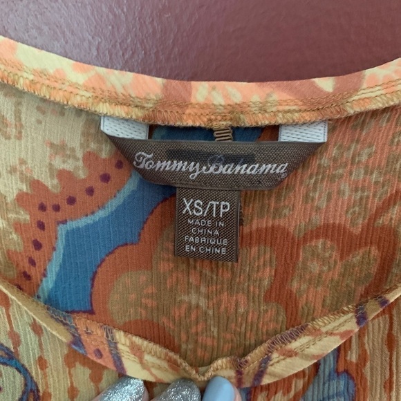 Tommy Bahama Sheer Top | Xs - Picture 4 of 4
